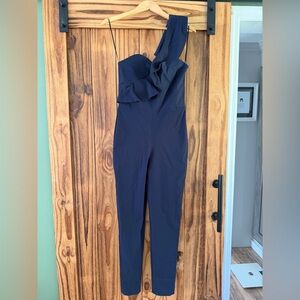 Vesper Navy Dress with Branded Tag
